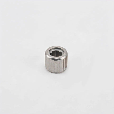 4 Pack Drawn Cup Needle Bearings 8MM ID 14MM OD Unidirectional No Drag Roller for Treadmill, showing a close-up of the metal bearing.