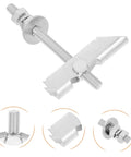 Close-up of 12 Pack Heavy Duty Toggle Bolts And Wedge Anchors For Hollow Walls Drywall Fasteners Kit M8x72mm Multimaterial Compatible