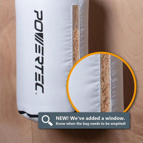 30 Micron Replacement Dust Filter Bag For Wall Mount Dust Collectors with transparent window to monitor dust level