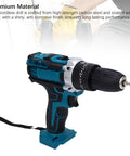 Badass 21V Cordless Drill Driver With Smooth Variable Speed Control And Hefty 10mm Chuck built for drilling through wood or plastic.