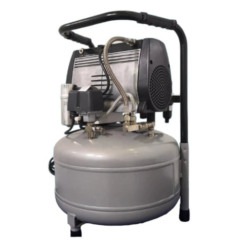 Compact Portable 6-4 Low Noise Air Compressor For Industrial Use with robust sealed construction and heavy-duty performance.