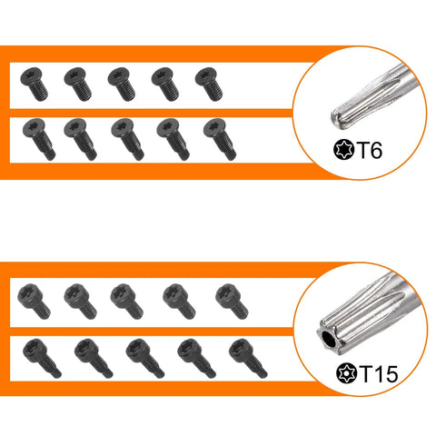 44Piece Ring Doorbell Screwdriver Replacement Kit Must Have With Double Ended Magnetic Bits T6 T15 Phillips Slotted