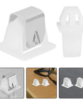 Dryer Door Latch Replacement Kit, 6 Piece Set, Plastic And Stainless Steel Build, Easy Install, Precise Fit, Boosts Dryer Safety And Efficiency For Most Washers And Dryers, white latch close-up