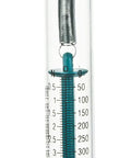 Hella Accurate Acrylic Tubular Spring Scale Dynamometer With No Sweat Twist Calibration And Dead Straight 5 Newton Force Meter Up To 500 Grams, displaying measurement scale and hanging hook.