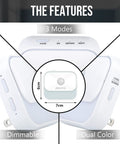 Plug In Motion Sensor Night Light With 3 Modes, Dimmable Dual Color Warm White To Cool White, UL Certified, 4 Pack features