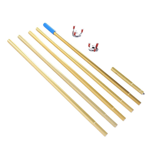 Extendable Smoke Detector Removal Tool With Heavy Duty Aluminum Pole Reaches Way Up To Sixteen Feet parts and attachment components.