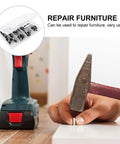 Using 120 Pcs Aluminum Blind Rivet Kit Black Finish With Smooth Surface And Burr Free Pull Rod for furniture repair