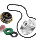Spiff Up Your Trail Beater With This Slick Aluminum Water Pump Rebuild Kit Featuring OEM Quality Seals And Drivers Perfect For Polaris RZR 800 Sportsman And Ranger Crews. Aluminum water pump components with seals and drivers.