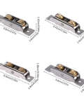 Slick Stainless Steel Sliding Door Rollers Double Wheel Groove Pulley Track Hardware Kickass Durability For Window Slider Replacement Bottom Support Carriage No Brainer Swap, featuring four different angles with dimensions.