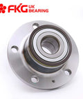 Premium Rear Wheel Hub And Bearing Assembly Bombproof Oem Replacement Engineered To Directly Fit Iconic Volkswagen Cars Guaranteeing A Buttery Smooth Daily Commute Experience close-up of sealed bearing design with flange.