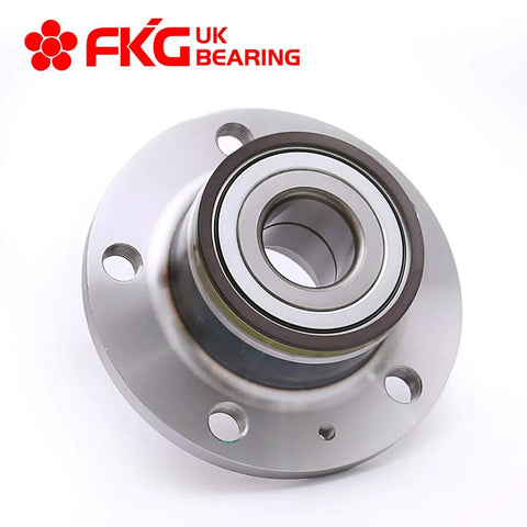 Premium Rear Wheel Hub And Bearing Assembly Bombproof Oem Replacement Engineered To Directly Fit Iconic Volkswagen Cars Guaranteeing A Buttery Smooth Daily Commute Experience close-up of sealed bearing design with flange.