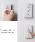 Toggle Style Wall Switch Guard For Kidproof Home Safety Clear Light Switch Cover That Locks In On Or Off Easy Open Lock