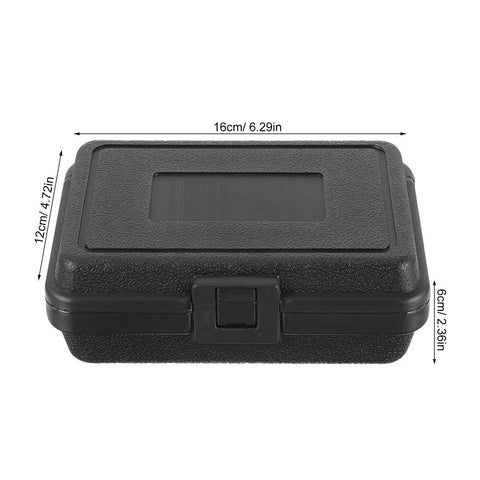 Three Piece Compact Dark Hardshell Toolbox Set Featuring Heavy Duty Waterproof Design For Engineers And Mechanics, 16cm