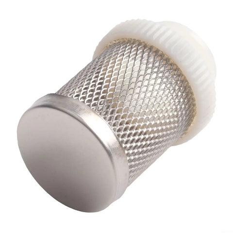 Stainless Steel Pump Suction Strainer Basket With Plastic Threaded Connector Hose Filter For Garden Irrigation Systems Rain Barrel Accessories Agriculture And Lawn Gear Use Half Inch Size
