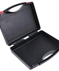 Grab And Go Heavy Duty Plastic Tool Box With Carry Handle Hella Sturdy PP Plastic Case For Cars Garage Or Gear Sorting, open view