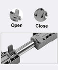 Detail of the locking mechanism on Super Heavy Duty Washing Machine Wheels With Locking Swivel Casters Movable Washer Dryer Stand.