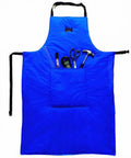 Cryogenic Lab Apron For Liquid Nitrogen Protection, Lab Ready Waist Shield With Three Size Options 24x36 24x42 24x48, Blue