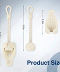 Outdoor Roller Shade Replacement Parts Kit With Tie Downs And End Cap Ring for Weather Resistant Performance, beige color.