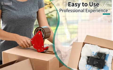 Person using packing tape on a box with 2 Pack 16x18 Inch Expandable Foam Packing Material for computer shipping supplies.