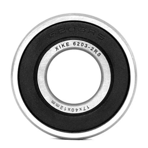 (10 Pack) 6203-2RS Double Sealed Deep Groove Ball Bearings, 17x40x12mm, Pre-Lubricated for High RPM, Chrome Steel P6, ABEC 3