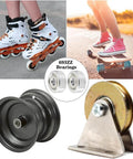 30Pcs 693ZZ Ball Bearings used in rollerblades, skateboard, wheels, and machinery, showcasing versatility and high-speed capability.