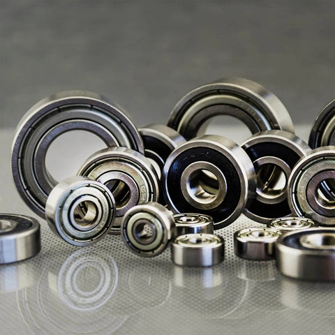 693ZZ Deep Groove Ball Bearing Double Shield 693-2Z 2080093, 3mm x 8mm x 4mm Carbon Steel Bearings (Pack of 20) displayed in various sizes