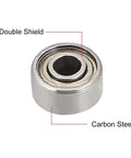 693ZZ Deep Groove Ball Bearing Double Shield 693-2Z 2080093, 3mm x 8mm x 4mm Carbon Steel Bearings with labeled features