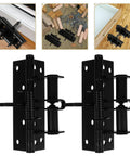 Hidden Self Closing Door Hinges With Adjustable Tension And 90 Degree Rotation Zinc Alloy Spring Hinges That Auto Close Doors For Home And Shop Use 2 Pack