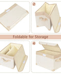 Kick Some Clutter To The Curb With These Roomy Foldable Storage Bins Featuring Tough Reinforced Side Panels And Snug Fitting Covers designed for closet organization.