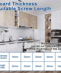 Modern kitchen with 6 Pack Brushed Gold Cabinet Pulls Square Dresser Handles 5 Inch Center To Center Stainless Steel Cabinet Hardware.