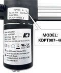 Hella Durable Linear Actuator For Power Recliner Lift Chair Motor Replacement KDPT007-46 with detailed specifications visible.