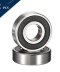 Rock Solid 6810-2RS Deep Groove Ball Bearings, ID 50mm, OD 65mm, rubber sealed, chrome steel, two pack.