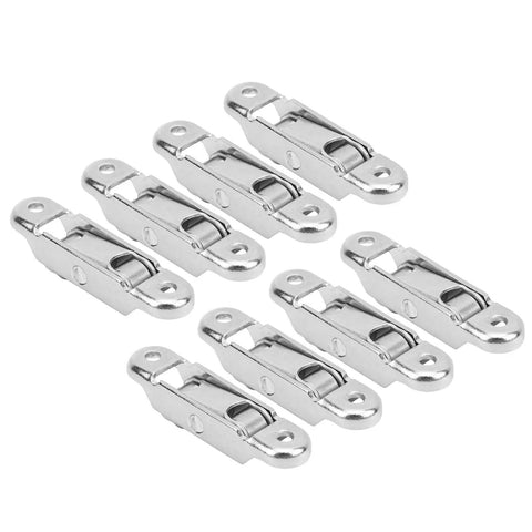 20Pcs Slick Sliding Window Track Rollers for PVC Doors and Windows, Flexible Tandem Pulleys with Double Flat Wheels, Easy Peasy Swap, and Slick Smooth Glide for Any Sliding Door Setup, silver rollers on a white surface.