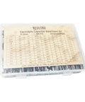 Dope Aluminum Electrolytic Capacitor Assortment Kit Loaded With 680 Pieces arranged in a clear tackle box with labels.