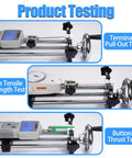Kick Ass Digital Force Gauge And Test Stand Combo For Hella Precise Push Pull Measurement and tensile compressive load testing on solder joints and wire terminals.