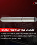 2MT Parallel Lathe Alignment Test Bar With High Precision EN31 Alloy Steel Mandrel For Tailstock Realignment, 1 Micron Accuracy