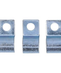 Premium 20 Pack Single Hole Pipe Clamp Set for 14mm Rubber Rings and Steel Pipes, Zinc Plated Stainless Steel