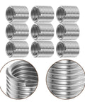 Stainless Steel Threaded Sleeve Insert Kit For Automotive Maintenance And Machinery Repair 10 Pack M8 Gearhead Approved Wear Resistant
