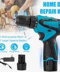 Heavy Duty Cordless Drill Workhorse Featuring Brushless Motor High Torque Kick And Fast Charge Battery Pack For Everyday Home Fixes And Serious DIY Projects Ready To Roll with battery and charger