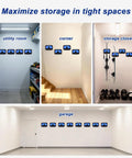 Beefy Ski And Snowboard Wall Mount With Self Locking Design For Garage Storage And Simple Install keeps gear secure in various tight spaces.
