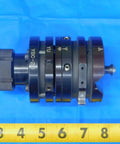 EDM Sinker Tooling Block For ROBOFIL CTA20 Collet And YBC20 System displayed next to measuring tape