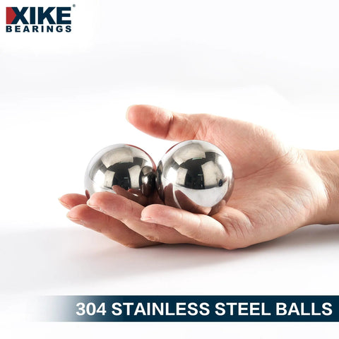 Built Different 1-1/2 Inch 304 Stainless Steel Bearing Ball Loose Heavy Duty Corrosion Resistant Industrial Sphere For Garage And Home Projects One Pack in hand.