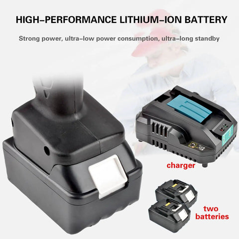Battery pack and charger for Electric Ratcheting Cable Cutter For Copper And Aluminum Cables, Battery Powered Hydraulic Tool.