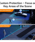 Custom protection features of Two Pack 8MP IP Camera Wireless Security Setup With Dead Reliable WiFi6 Connectivity And Spot On AI Motion Tracking.