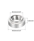 Top Shelf Stainless Steel Rivet Nuts With Round Head Perfect For Thin Sheet Metal Jobs Bang For Your Buck Size Ten Thirty Two Thread Mounting Hardware dimensions and design