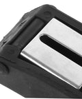 Close-up of Two Pack Rubber Toggle Latches For Storage Cabinets And Cargo Boxes That Snap Tight And Quiet With Noise Reduction