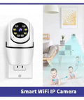 Smooth Running 1080P HD WiFi IP Camera With Badass Video Quality Dead Simple Plug And Play Setup sleek design monitoring two babies.