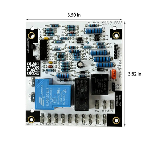 Straight Drop In Defrost Control Board Replacement Pcbdm133s Pcbdm160s for furnace, detailed circuit board image.