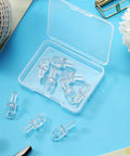 Hella Durable 6-Pack Horizontal Blind Wand Replacement Parts, clear plastic tips in a case for tilt control rod repair.