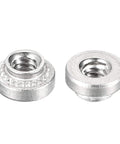 Dead Tight Stainless Steel Self Clinching Rivet Nuts Four Forty Thread 0.12 Inch Length Round Head Passivated Finish heavy-duty round shape